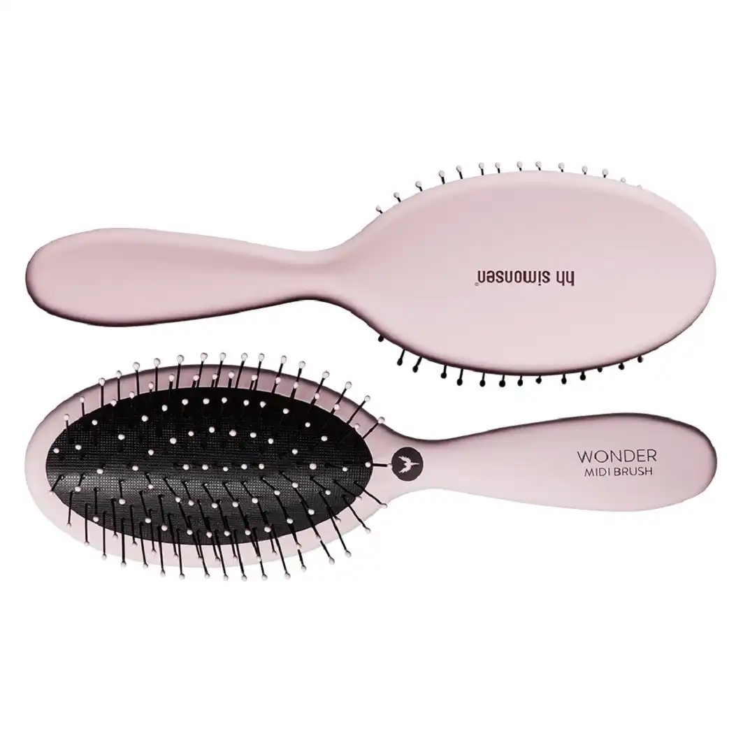 Wonder Brush Midi Dusty Rose Cepillo plano 1 Un - HH Simonsen - Comparador de precios
