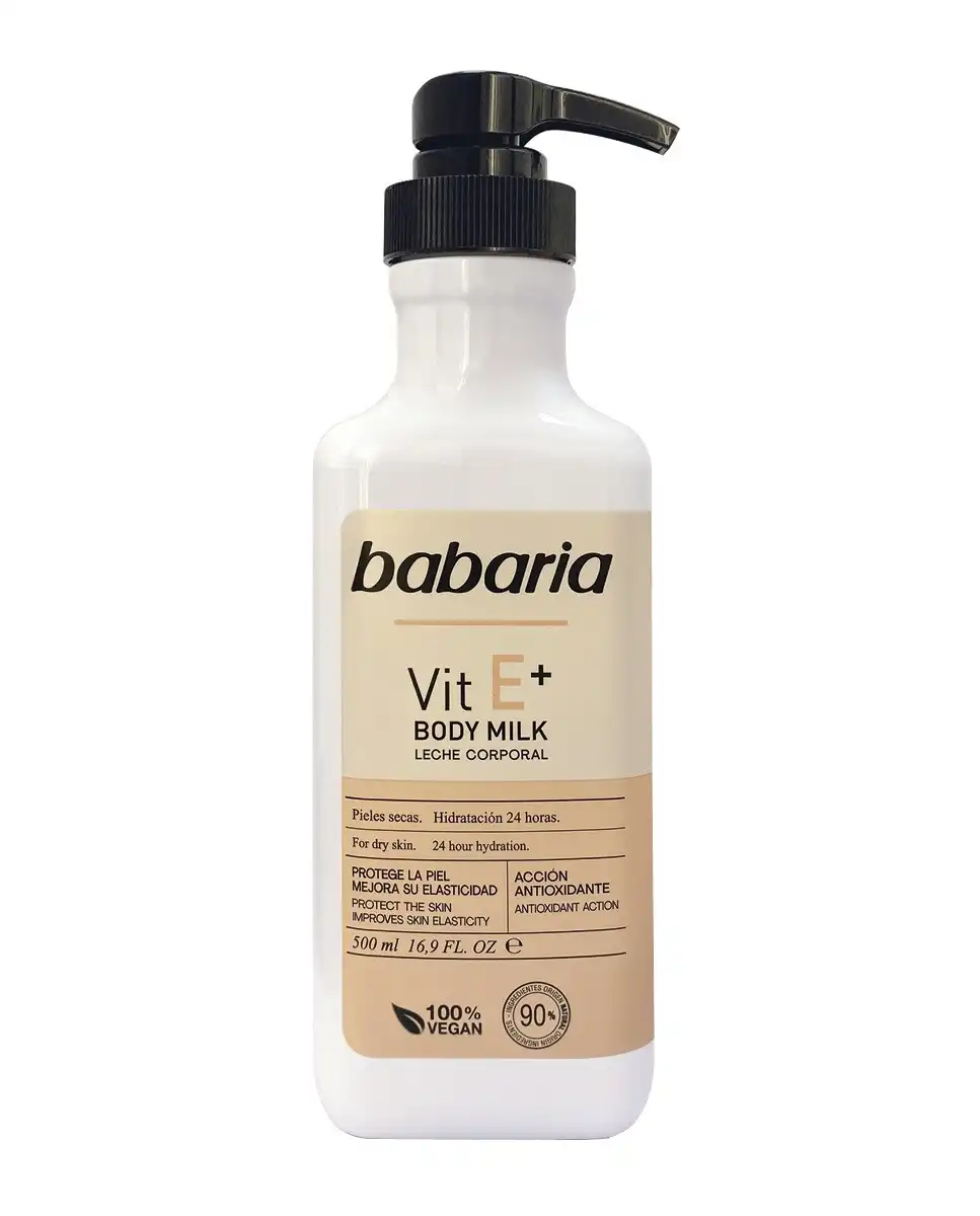 Babaria - Leche Corporal Vit E+ - Babaria - Comparador de precios