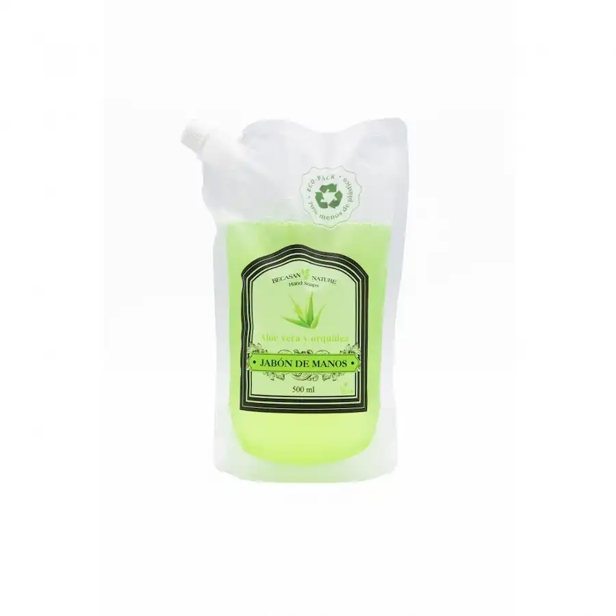 Becasan Nature - Eco Pack Jabon De Manos Liquido Aloe Vera Jabones de manos 1 pieces female - Becasan Nature - Comparador de precios