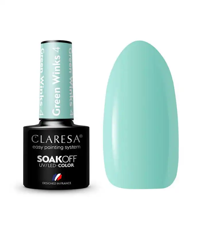 Claresa - Esmalte semipermanente Soak off - 04: Green Winks - Claresa - Comparador de precios
