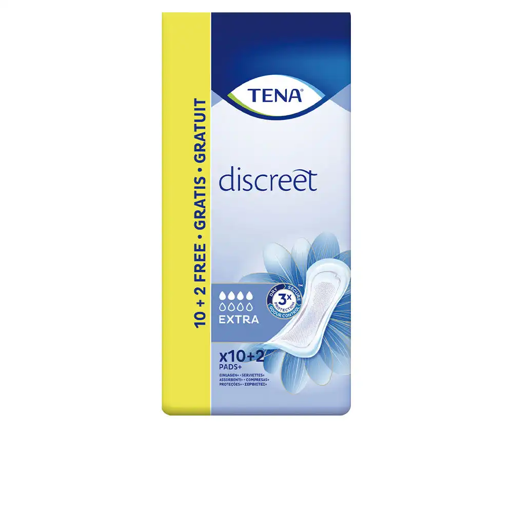 Discreet compresa incontinencia extra 12 u - Tena Lady - Comparador de precios