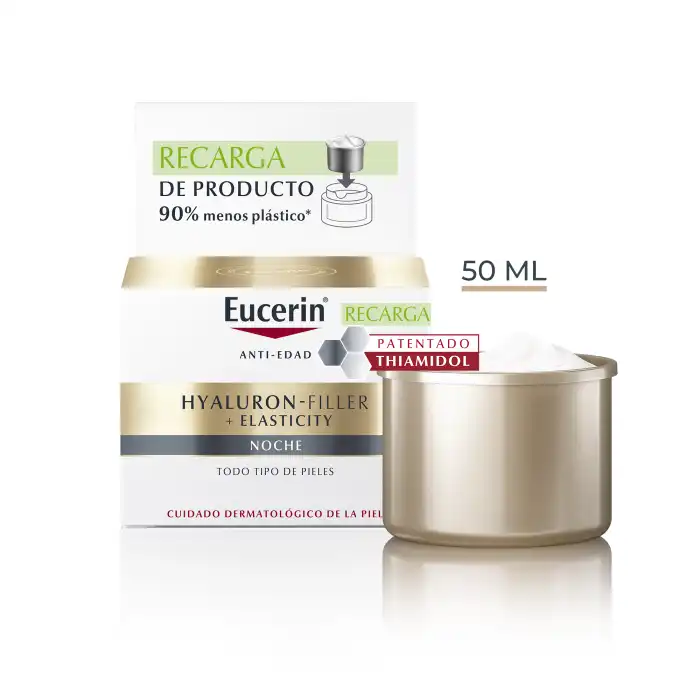 Hyaluron Filler Elasticity Refill Crema de noche 50 ml - Eucerin - Comparador de precios