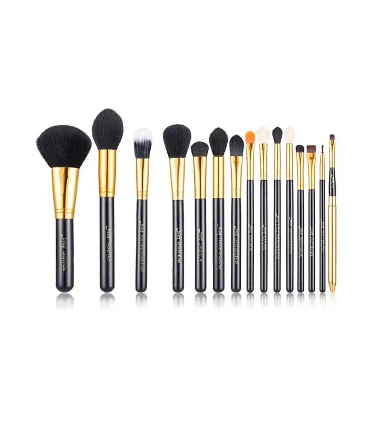 Jessup Beauty - Set de brochas 15 piezas - T093: Black/Gold - Jessup Beauty - Comparador de precios