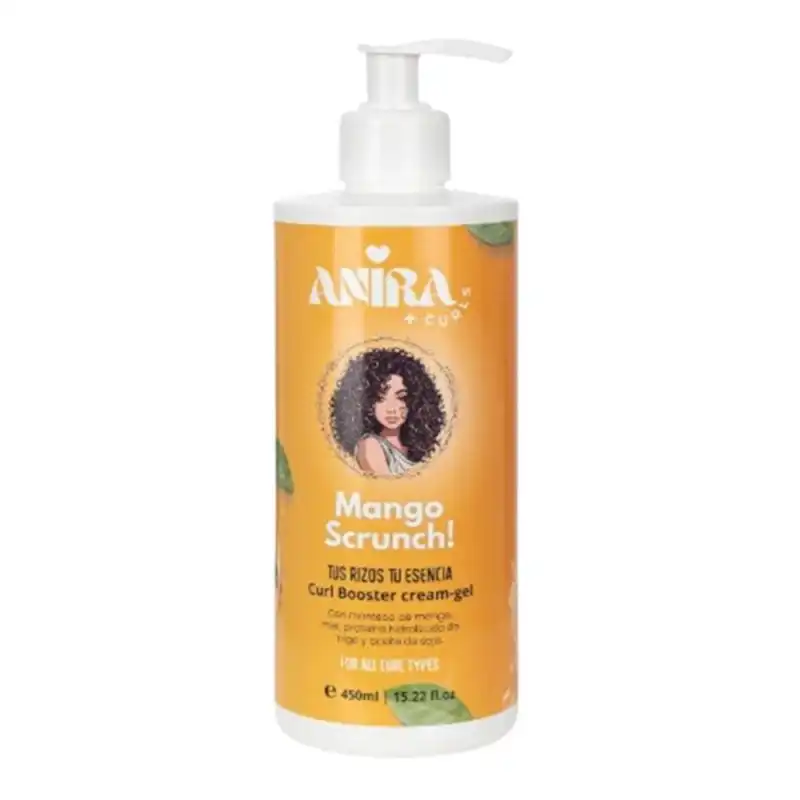 Mango Scrunch! Curl Booster Cream Gel - 450 ml - Anira Curls - Anira Curls - Comparador de precios
