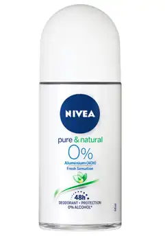 Nivea Desodorante Roll-On Mujer 0% Pure 50 ml - Nivea - Comparador de precios
