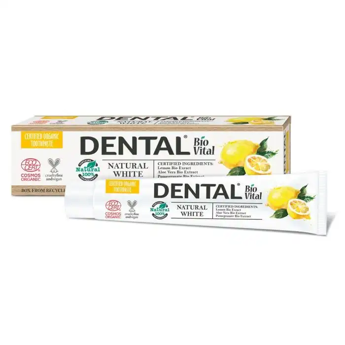 Pasta de Dientes Natural White 75 ml - Bio Vital - Comparador de precios
