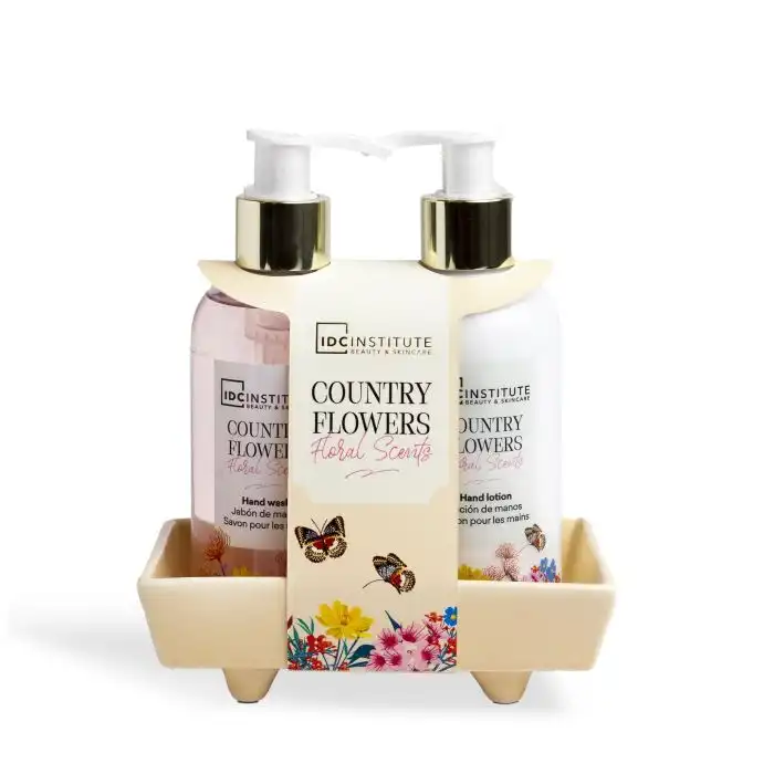 Set Cuidado de Manos Country Flowers 400 ml - IDC INSTITUTE - Comparador de precios