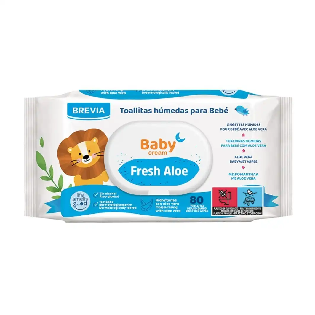 Toallitas Bebé Toallitas 80 toallitas - Brevia - Comparador de precios