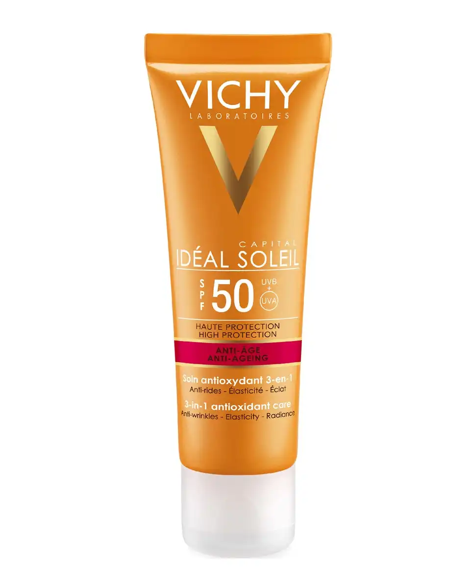 Vichy - Protector Solar Ideal Soleil Anti-Age SPF50+ 50 Ml - Vichy - Comparador de precios