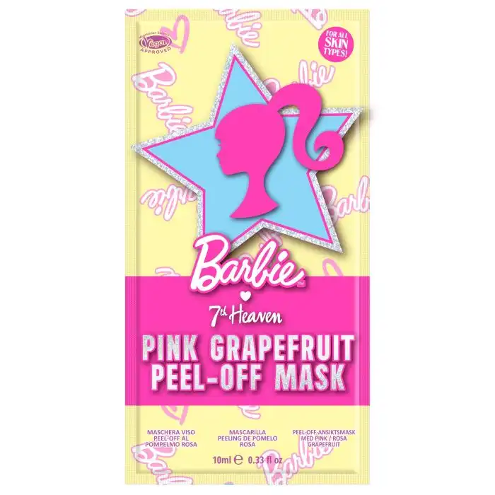 ¡31% DTO! Barbie Mascarilla Peel-Off de Pomelo Rosa 10 ml - 7th Heaven - Comparador de precios