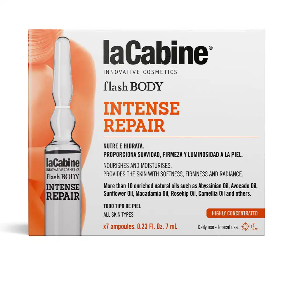 Ampollas Corporales reparación intensa 7 x 7 ml - LA CABINE - Comparador de precios