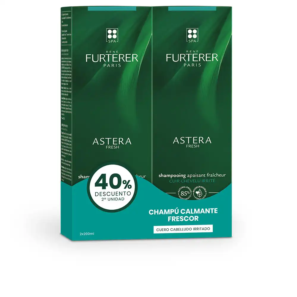 Astera Fresh soothing freshness shampoo 2 x 200 ml - René Furterer - Comparador de precios