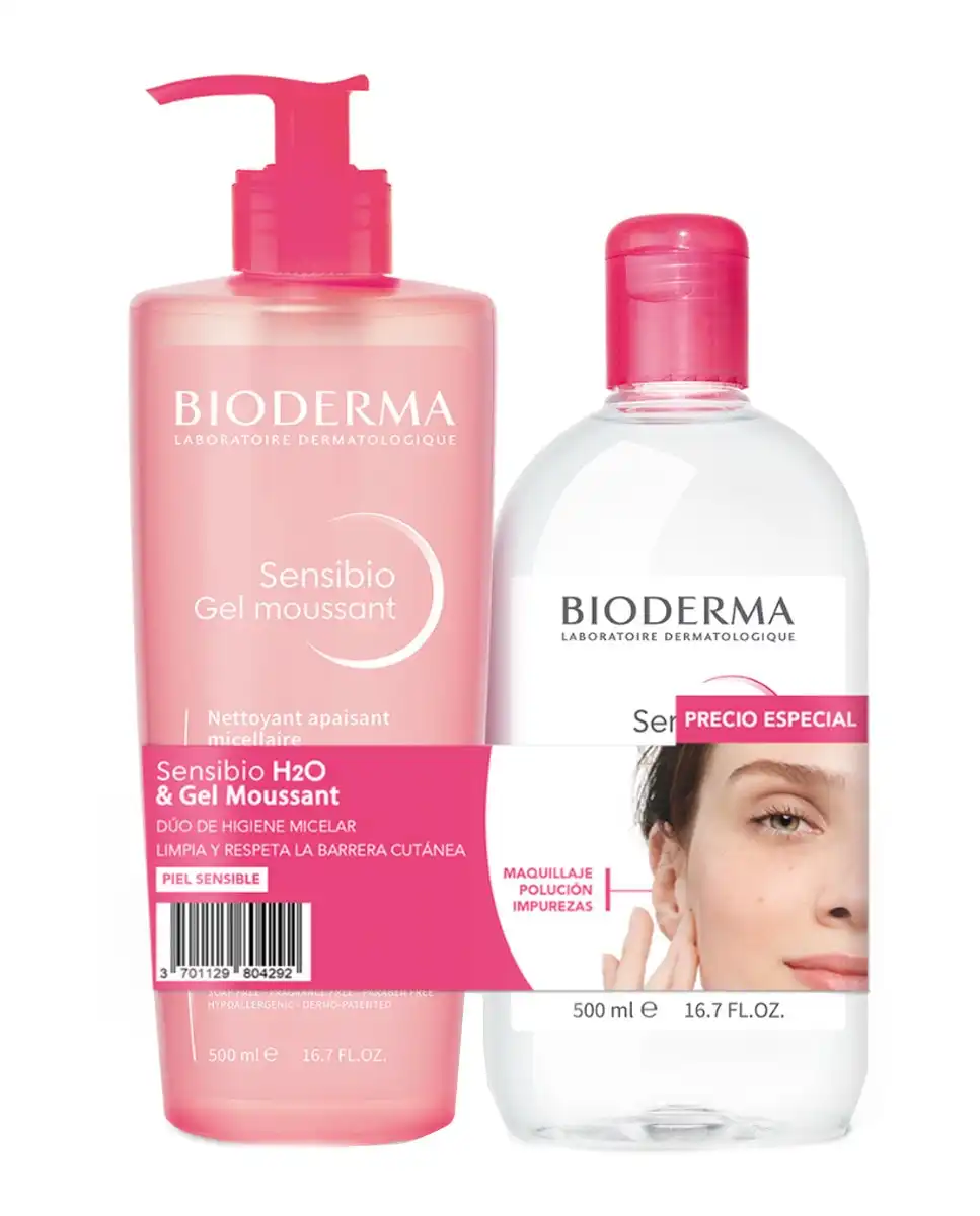 Bioderma - Pack Sensibio H2O + Sensibio Gel Moussant - BIODERMA - Comparador de precios
