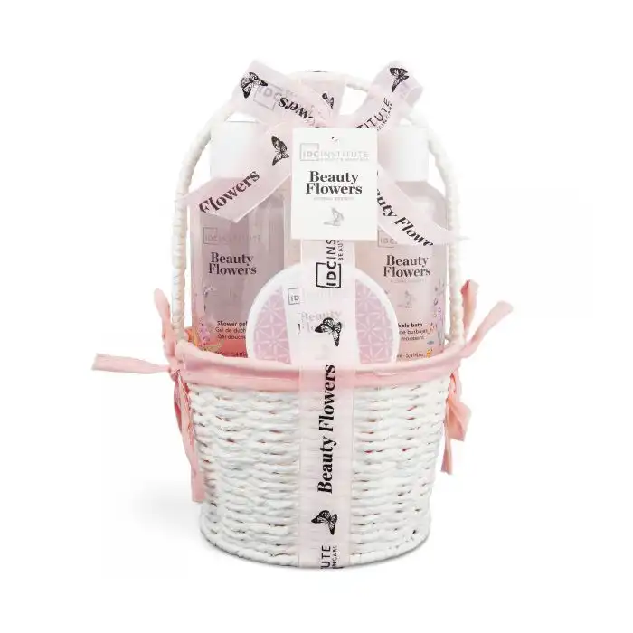 Cesta de Baño Beauty Flowers 100 ml - IDC INSTITUTE - Comparador de precios