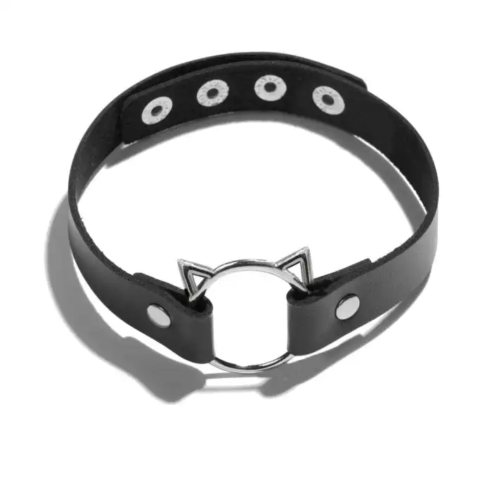 Choker Efecto Cuero Gato  Oooh! - Oooh! - Comparador de precios