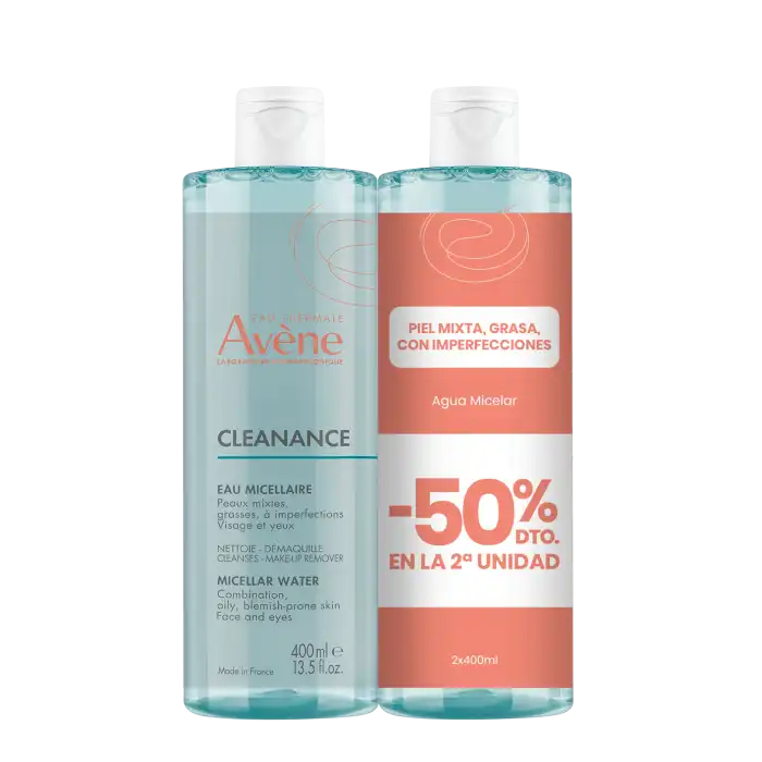 Cleanance Agua Micelar Pack Duo 400 ml - Avène - Comparador de precios