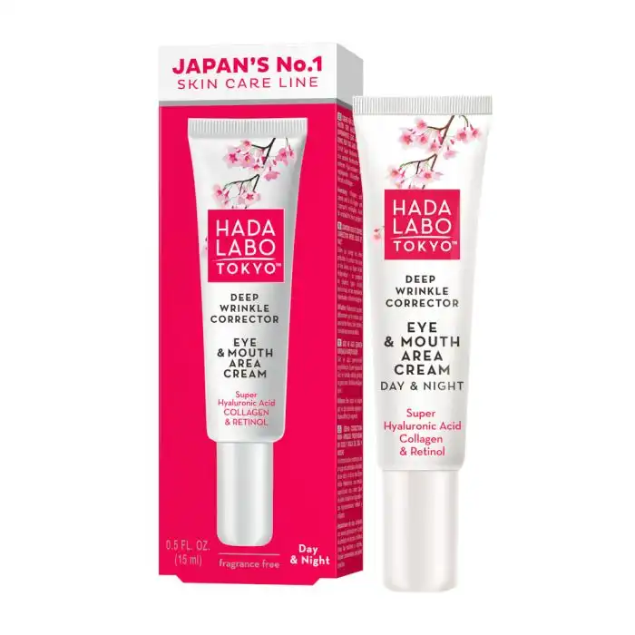 Crema Reparadora para Contorno de Ojos y Boca 15 ml - Hada Labo Tokyo - Comparador de precios