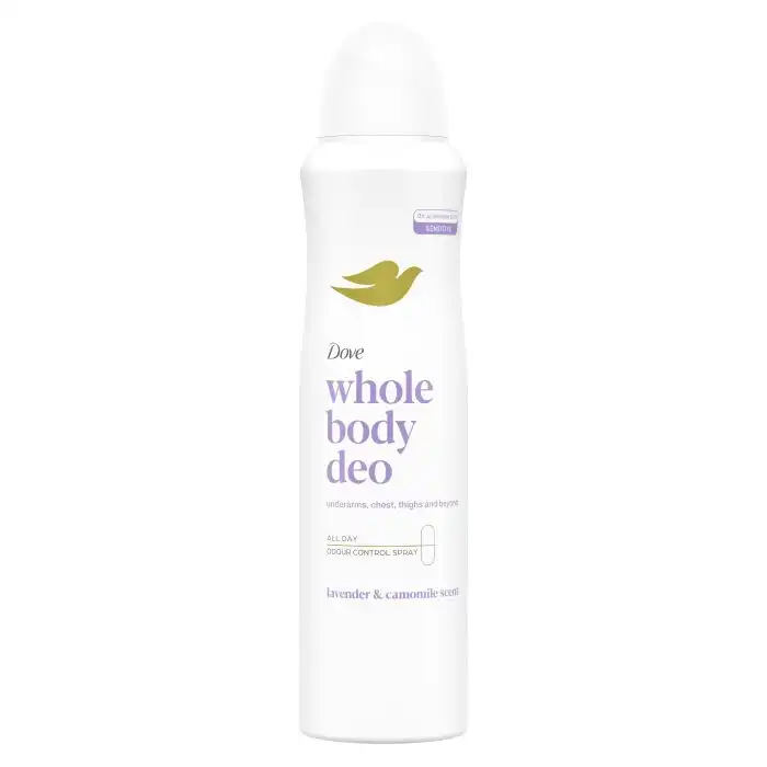 Desodorante Spray para todo el Cuerpo Lavanda - Camomila 150 ml - DOVE - Comparador de precios