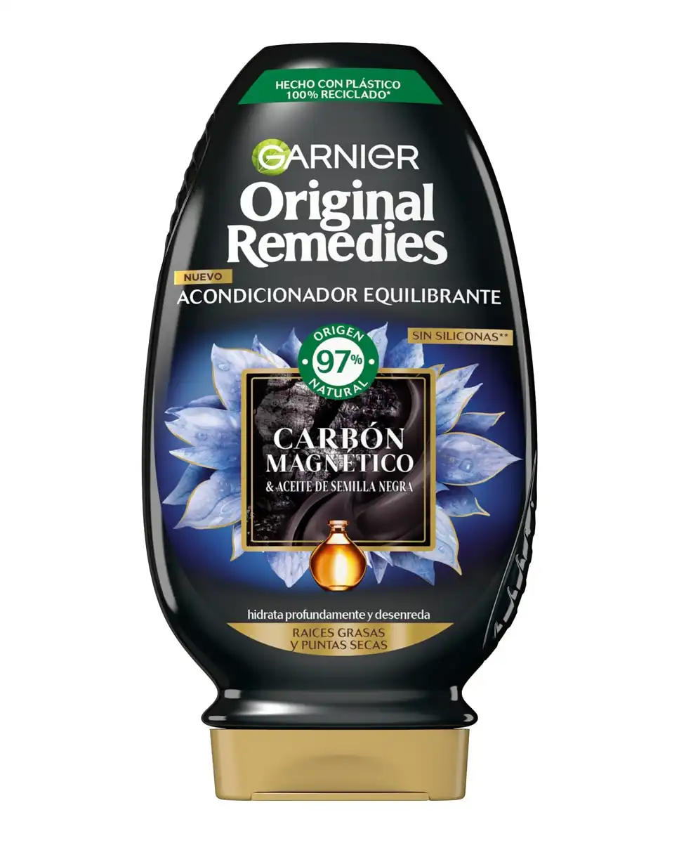 Garnier - Acondicionador Equilibrante De Carbón Magnético Original Remedies - Garnier - Comparador de precios