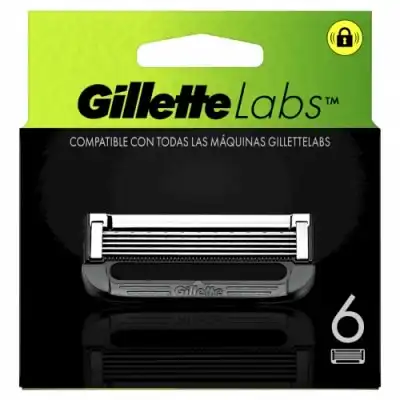 Gillette Recambios con Barra Exfoliante y Heated Razor 6 Recambios, 1 un - Gillette - Comparador de precios