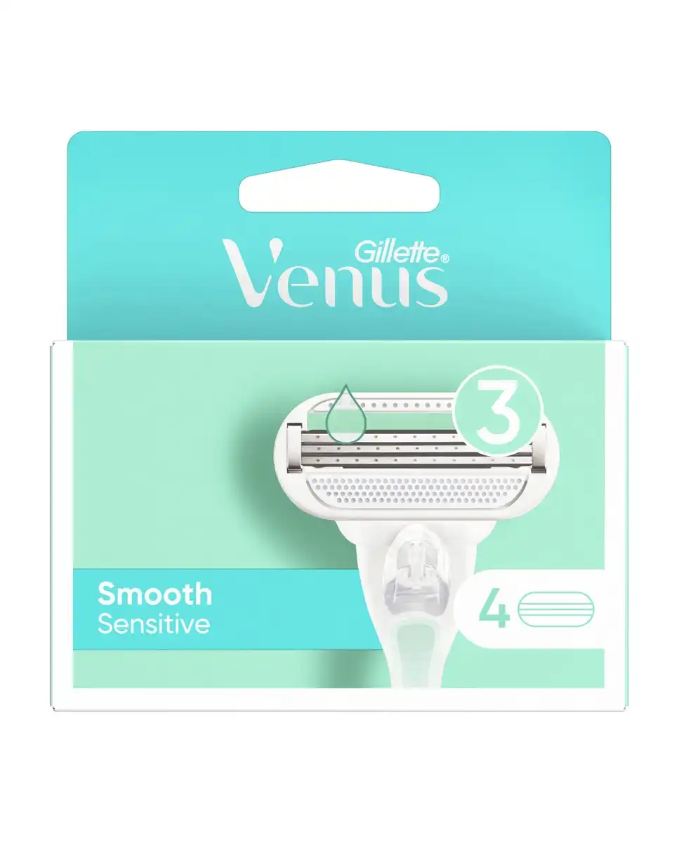 Gillette - Recambios Para Maquinilla Depilatoria Smooth Sensitive Venus - Gillette - Comparador de precios