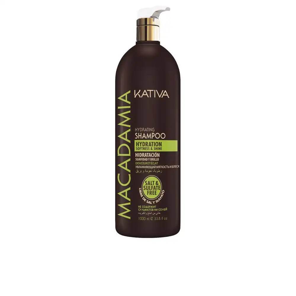 Macadamia hydrating shampoo 1000 ml - Kativa - Comparador de precios
