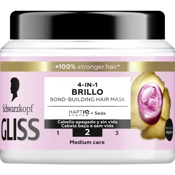 Mascarilla Liquid Silk 4 en 1 Brillo 400 ml - Gliss - Comparador de precios
