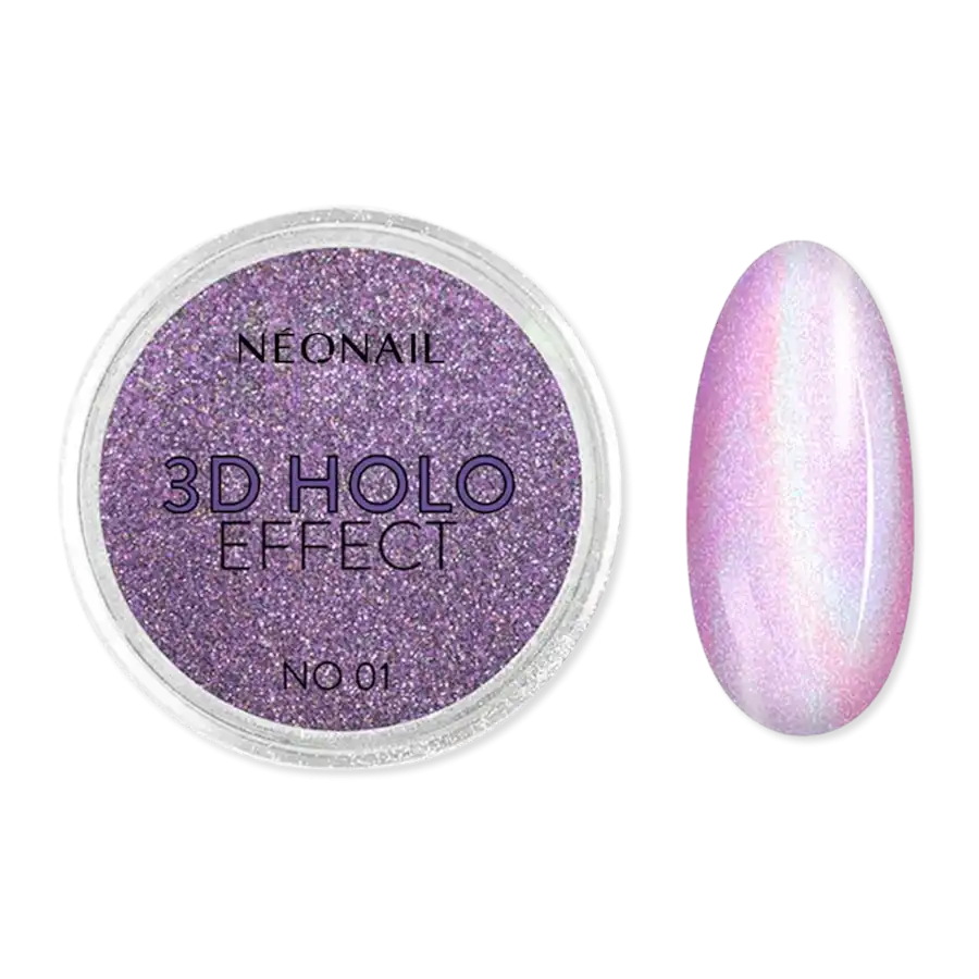 NEONAIL - 3D Holo Effect Uñas postizas y diseños de uñas 2 g 5329-1 - PUDER 3D HOLO EFFECT 01 - Neonail - Comparador de precios