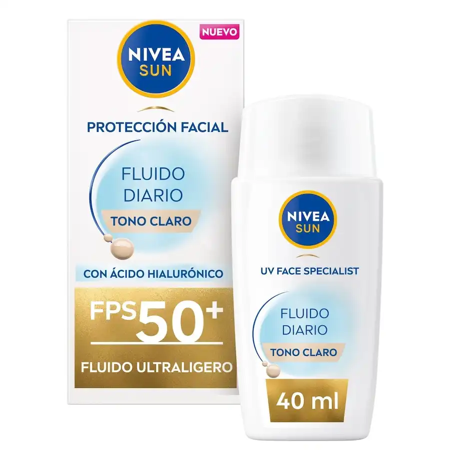 NIVEA - NIVEA SUN FLUIDO FACIAL DIARIO ULTRA LIGERO SPF50+ Cremas faciales 40 ml unisex - Nivea - Comparador de precios
