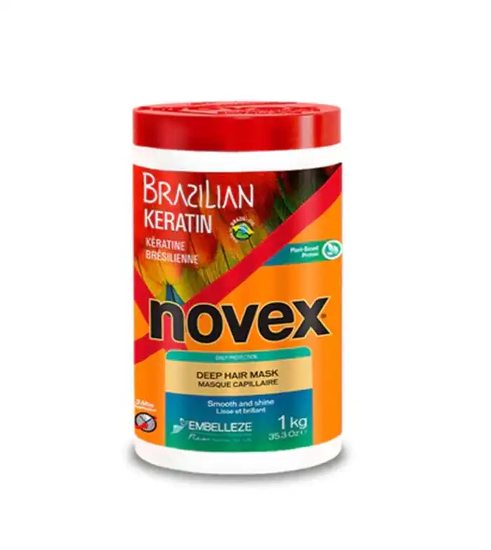 Novex - *Brazilian Keratin* - Mascarilla capilar 1 kg - Cabello extremadamente dañado y quebradizo - Novex - Comparador de precios