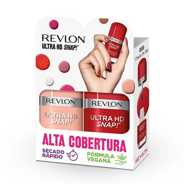 Pack Duo Ultra Hd Snap Keep Cherry - Revlon - Comparador de precios