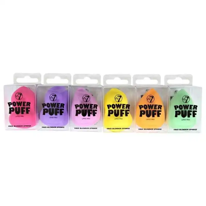 Power Puff Esponja Aplicadora de Maquillaje - W7 - Comparador de precios