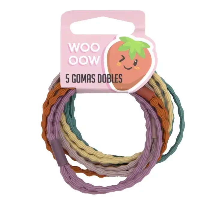 Set 5 Gomas Dobles Onduladas - Woo oow - Comparador de precios