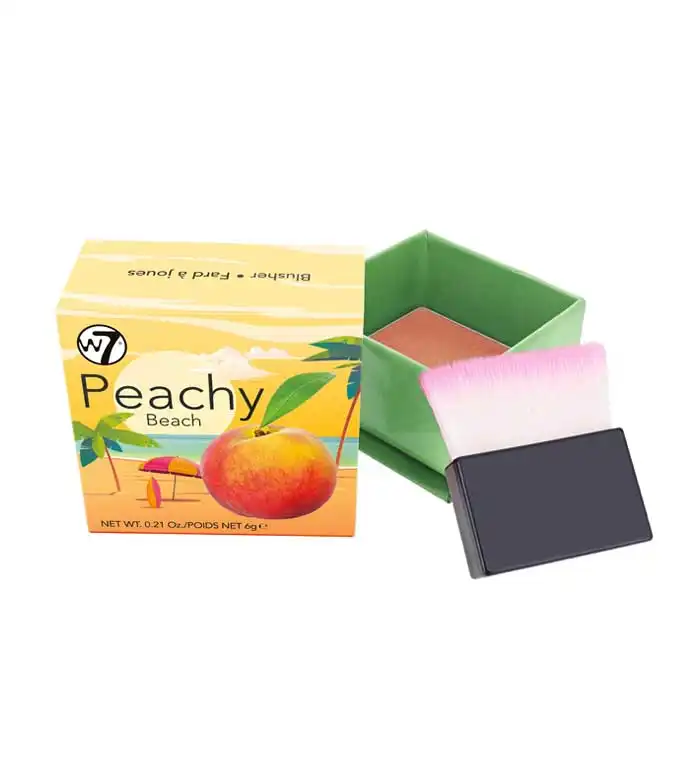 W7 - Colorete en polvo The Boxed Blusher - Peachy beach - W7 - Comparador de precios