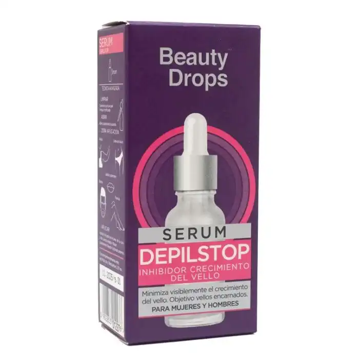 ¡0% DTO! Depilstop Serum Inhibidor crecimiento del vello 20 ml - Beauty Drops - Comparador de precios