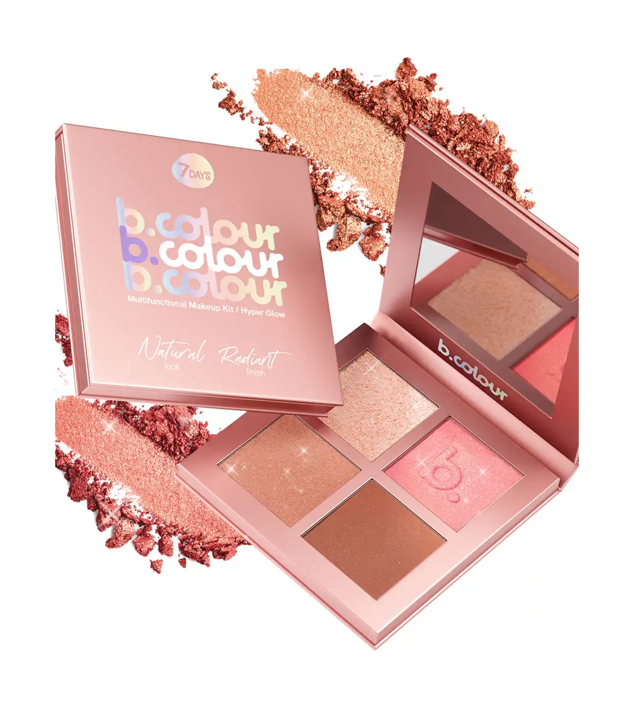 7 Days - Paleta de rostro Multifunctional Makeup Kit - Hyper Glow - 7DAYS - Comparador de precios