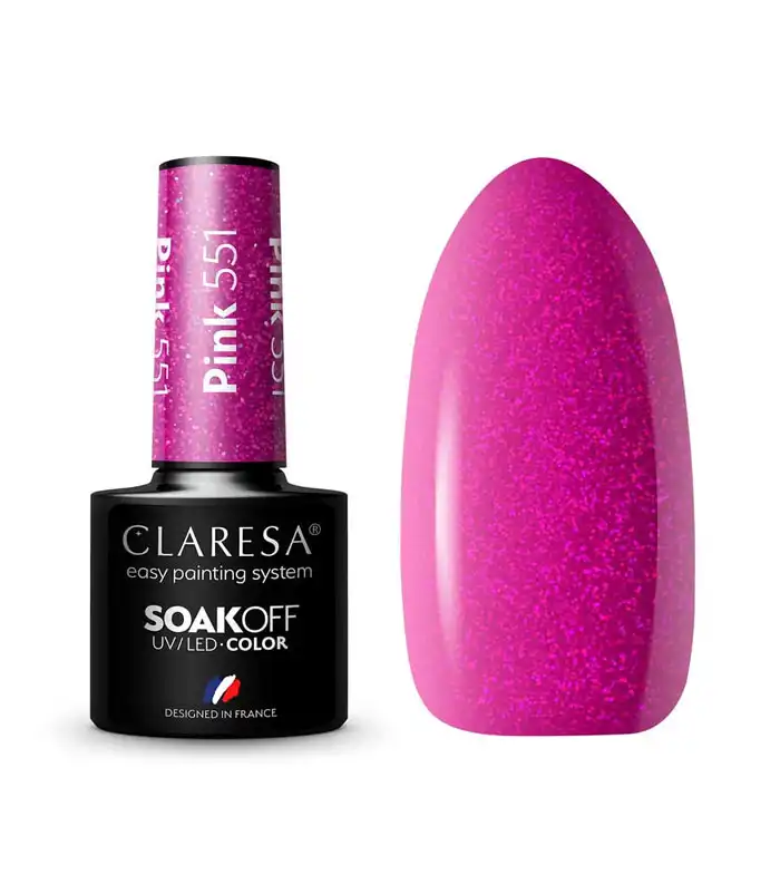 Claresa - Esmalte semipermanente Soak off - 551: Pink - Claresa - Comparador de precios