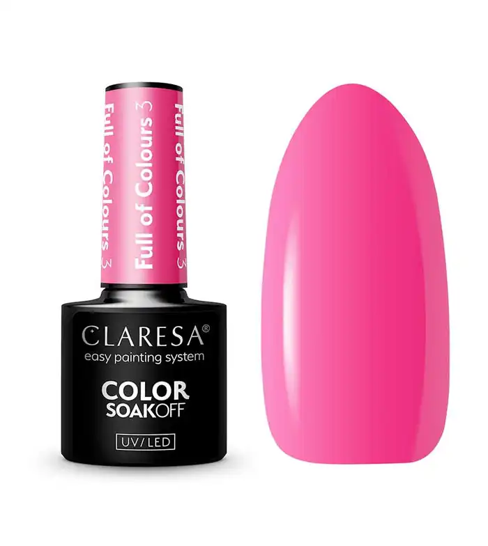 Claresa - *Full of Colours* - Esmalte semipermanente Soak off - 03 - Claresa - Comparador de precios