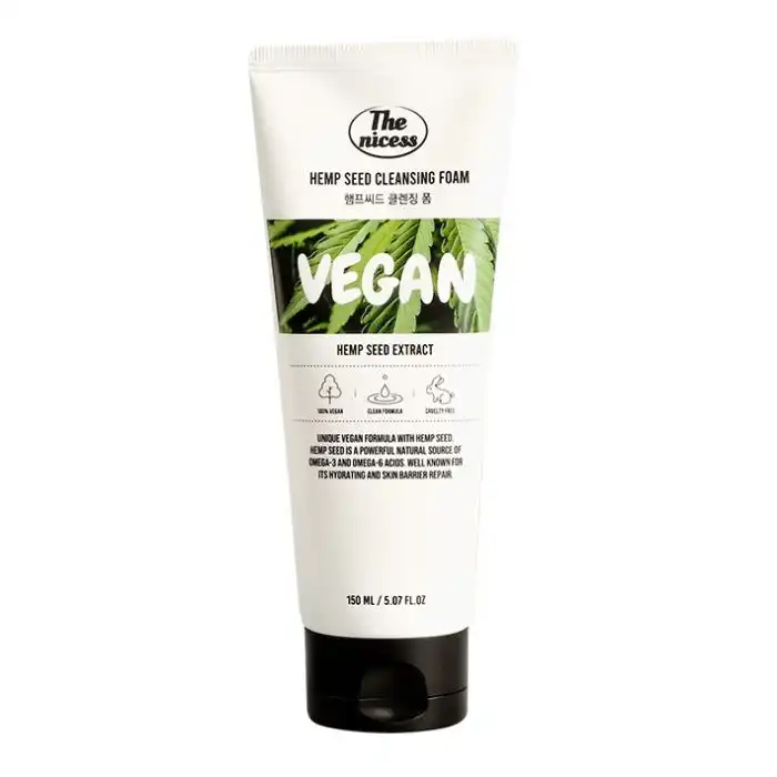 Espuma Limpiadora Vegan Hemp Seed Oil 150 ml - The Nicess - Comparador de precios