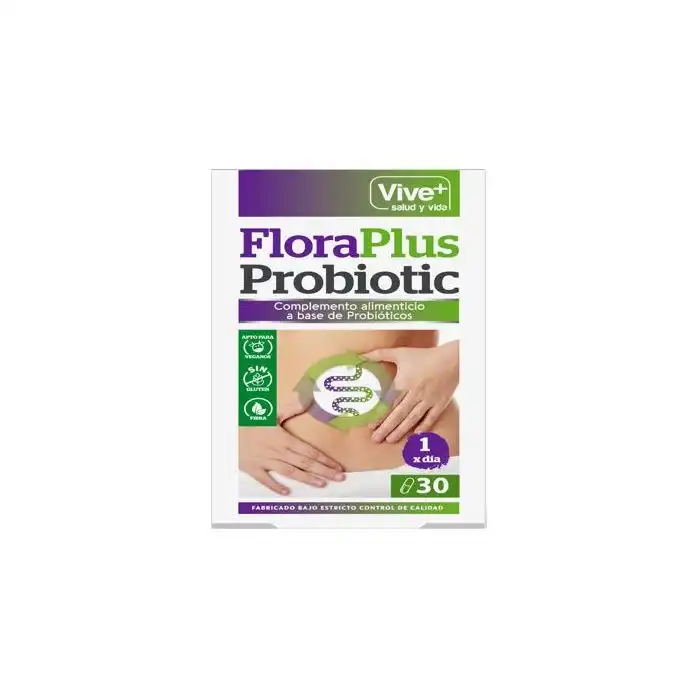 Flora Plus Probiotic Complemento Alimenticio - Vive + - Comparador de precios