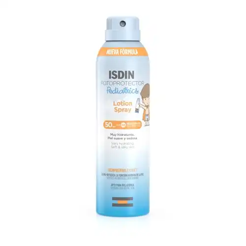 Isdin Lotion Spray Spf50+ 200 ml Protector Solar Corporal Pediátrico - Isdin - Comparador de precios