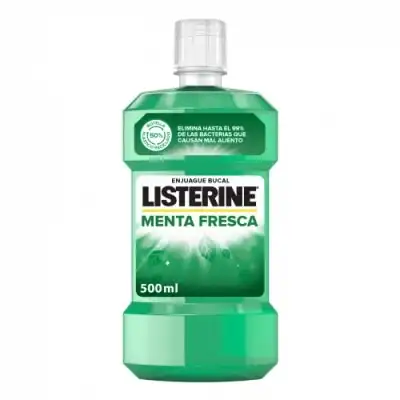 Listerine Listerine Enjuague Bucal Menta Fresca , 500 ml - Listerine - Comparador de precios