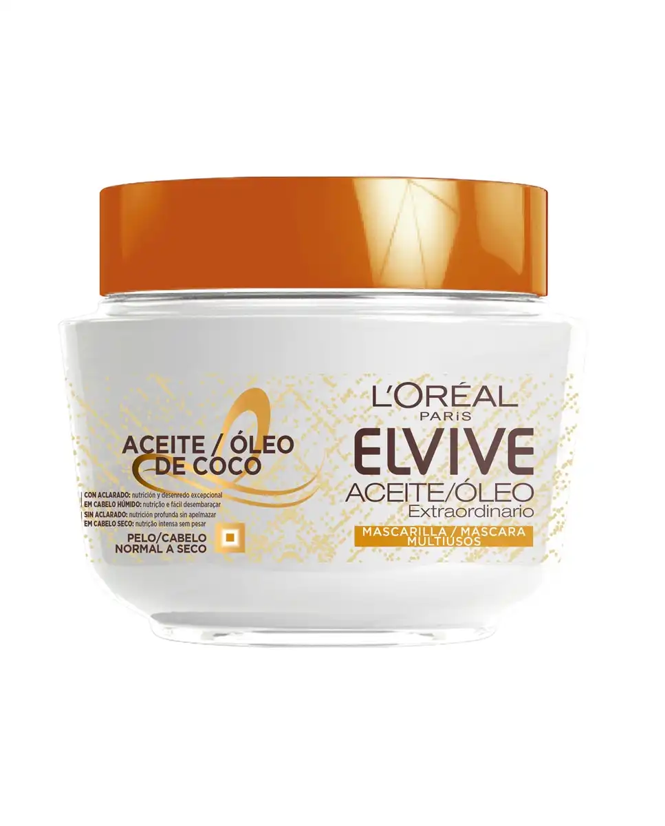 L'Oréal Paris - Mascarilla Elvive Aceite De Coco Noche & Día - L'Oréal Paris - Comparador de precios
