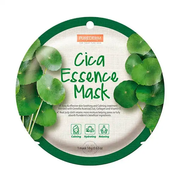 Mascarilla Facial Con Cica - PUREDERM - Comparador de precios
