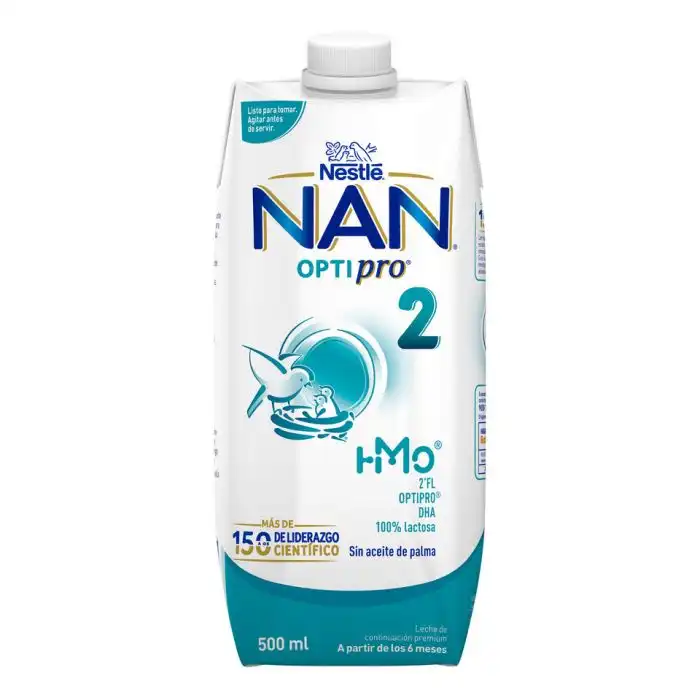 NAN OPTIPRO 2 Leche líquida de continuación 500 ml - Nestle - Comparador de precios