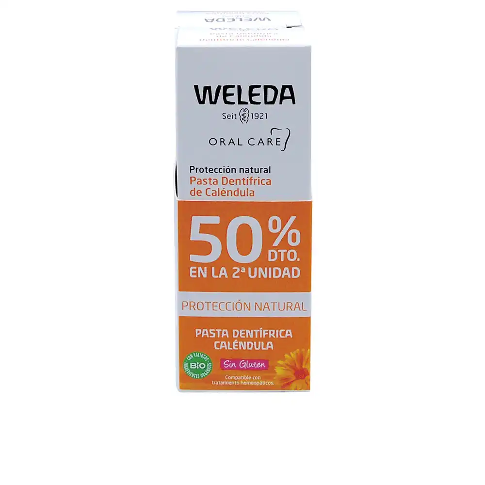 Oral Care pasta dentífrica caléndula pack 2 x 75 ml - Weleda - Comparador de precios