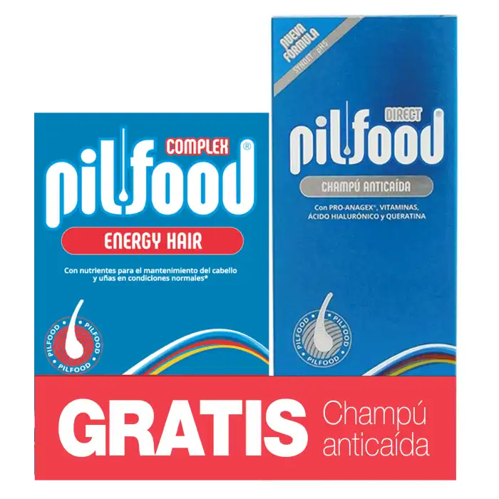 Pack Energy 60 Comp + Champú 200 ml - PIL-FOOD - Comparador de precios
