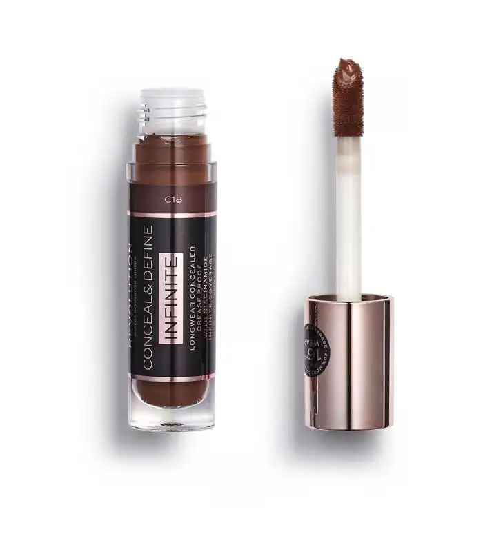 Revolution - Corrector líquido Conceal & Define Infinite XL - C18 - Makeup Revolution - Comparador de precios
