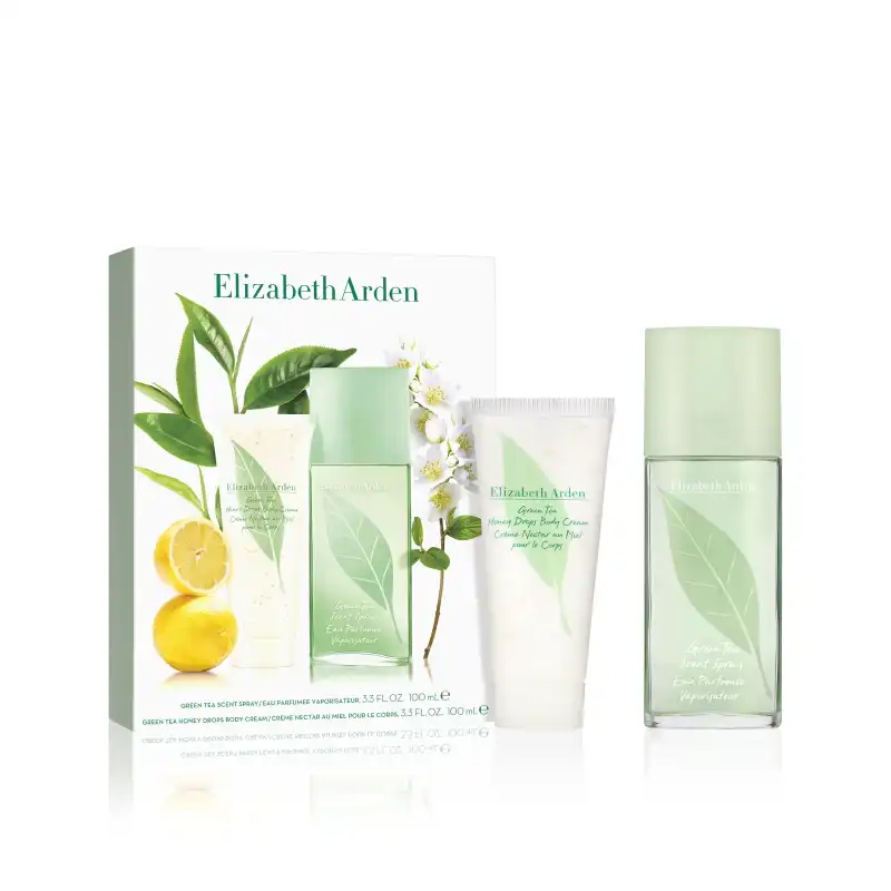 Set Green Tea Eau De Toilette 100 Ml + Body Lotion Green Tea Honey Drops 100 Ml - Elizabeth Arden - Comparador de precios