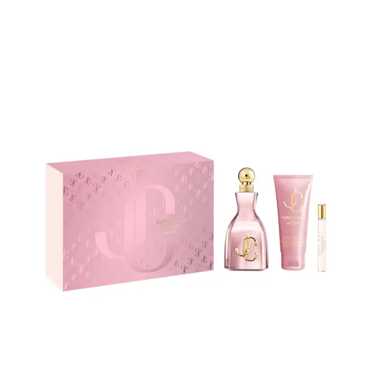Set I Want Choo With Love Eau De Parfum 100 Ml + Travel Size 7,5 Ml + Body Lotion 100 Ml - Jimmy Choo - Comparador de precios